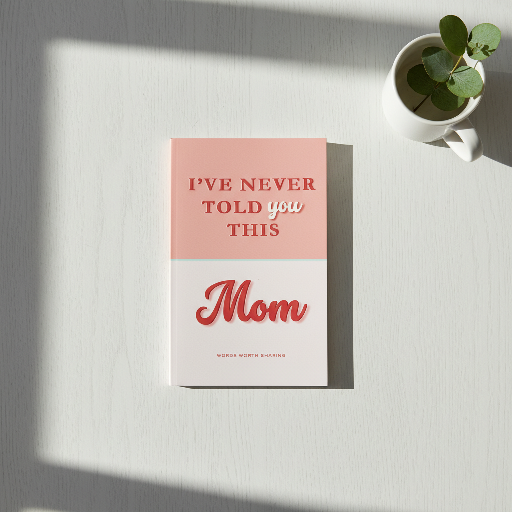 "I’ve Never Told You This, Mom" | A Sentimental Gift Book for Your Mom